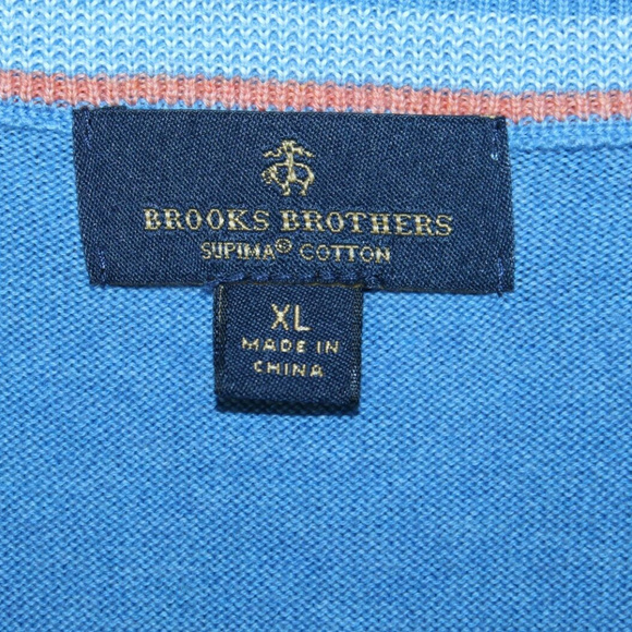 Brooks Brothers Supima Cotton Sweater HW7152 - Picture 4 of 5